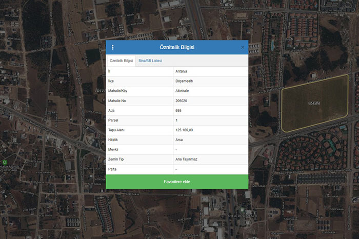 DÖŞEMEALTI ARSA 125.166 m2