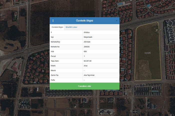 DÖŞEMEALTI ARSA 64.267 m2